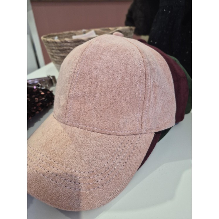 Casquette Suédine