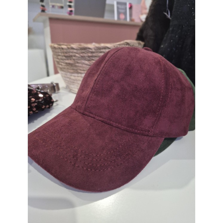 Casquette Suédine