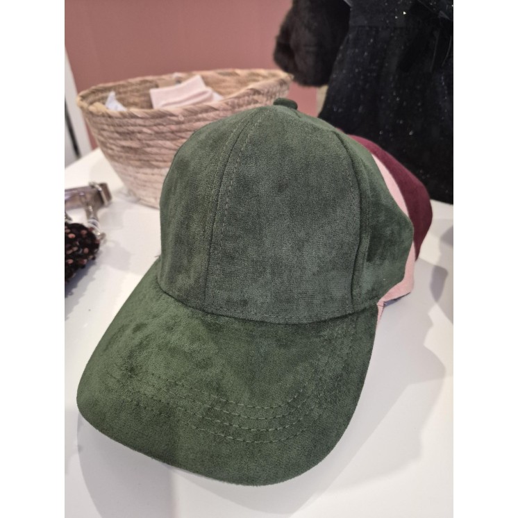 Casquette Suédine