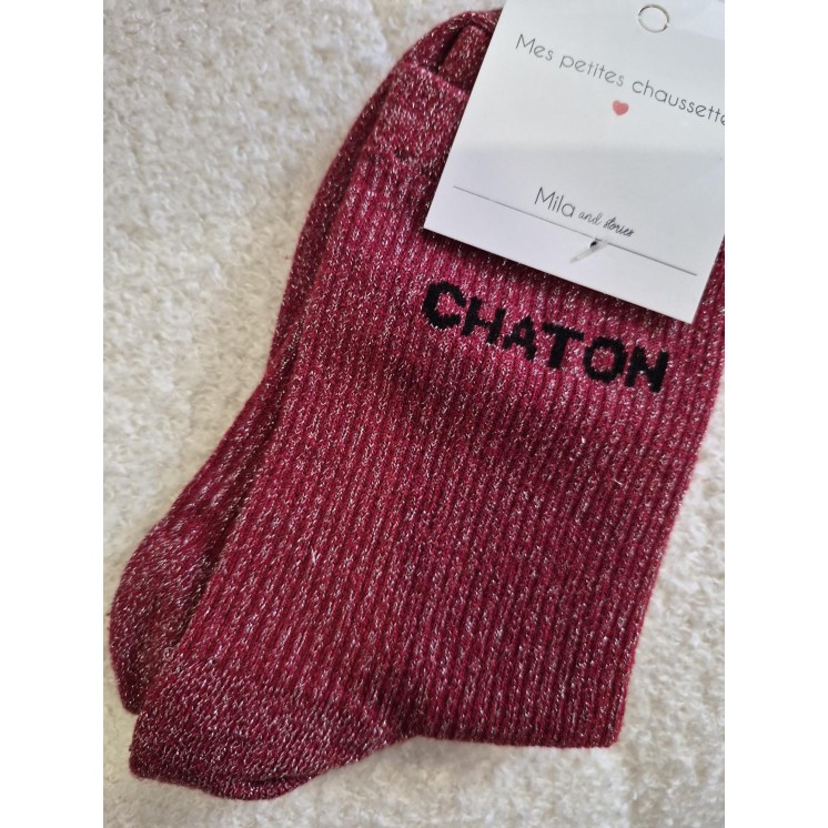 Chaussette Paillette