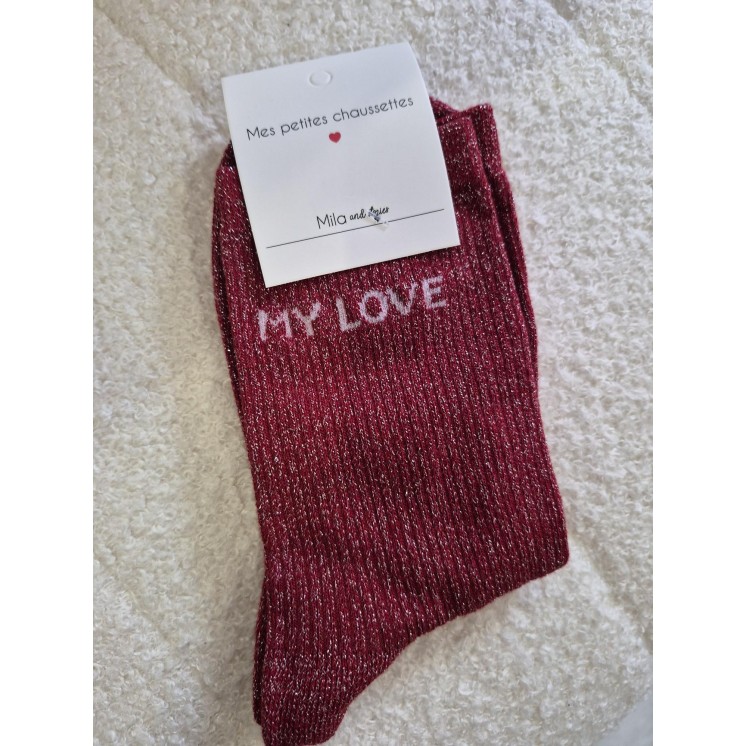 Chaussette Paillette